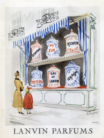 lanvin parfümök vintage